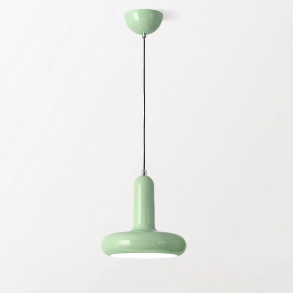 Home Decor : RetroPop Bauhaus Ceiling Lamp - Macaron Style in Mint Green van Vandaliamo