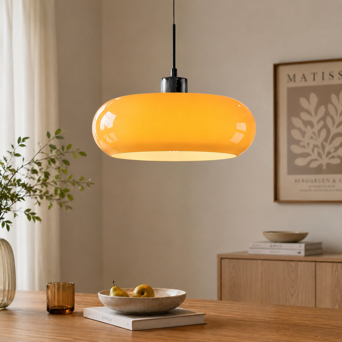 Home Decor : Cirquella Bauhaus Glass Pendant Lamp - Circular Design in van Vandaliamo