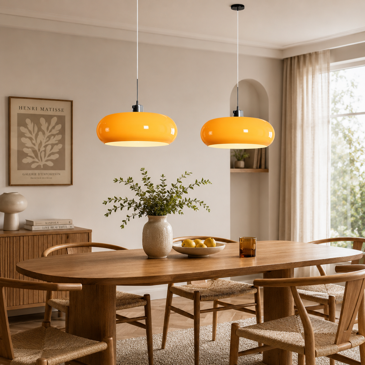 Home Decor : Cirquella Bauhaus Glass Pendant Lamp - Circular Design in van Vandaliamo