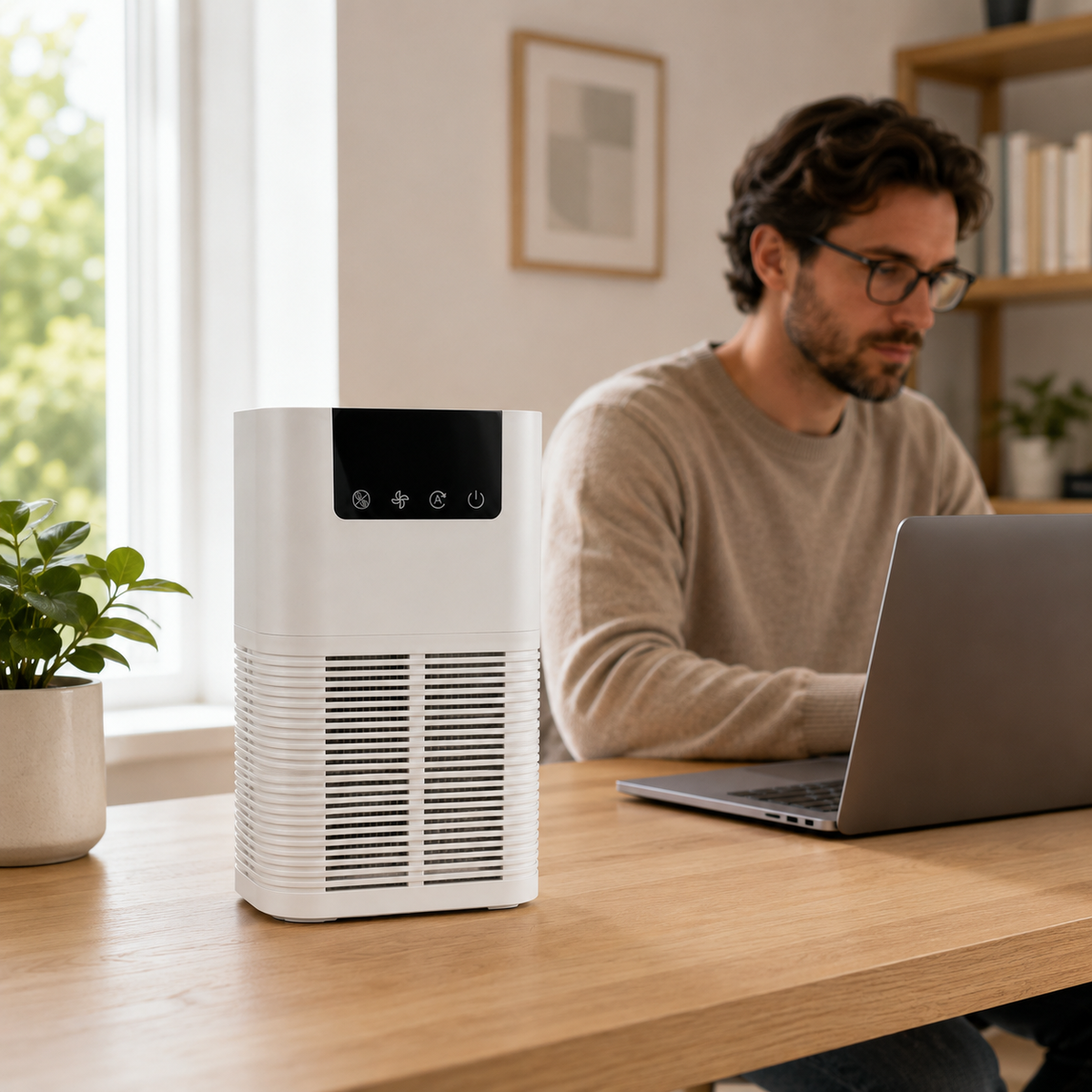 Home Decor : LuftRein HEPA Air Purifier - Compact Home Air Cleaner in van Vandaliamo