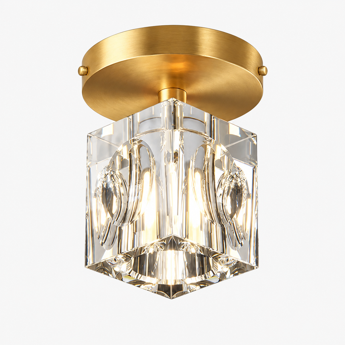 Geometric Crystal Ceiling Lamp