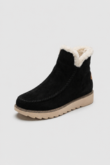 Classic Black Weather-Proof Ankle Boots