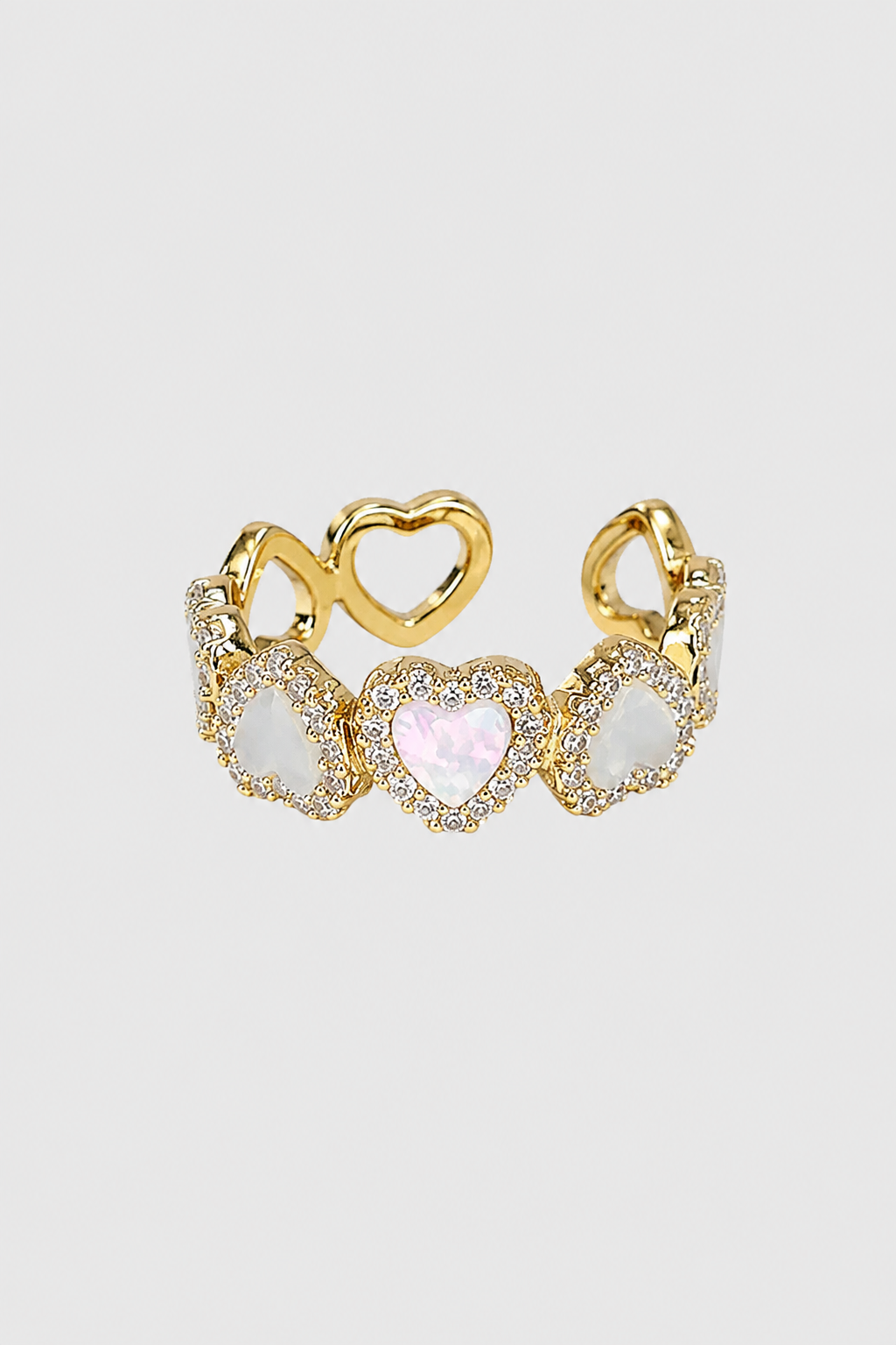 Classic Gold-Tone Heart Ring – Occasion Chic & Everyday Elegance