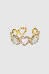 Classic Gold-Tone Heart Ring – Occasion Chic & Everyday Elegance