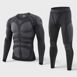 Men's Thermal Base Layer Set - Seamless, Moisture-Wicking