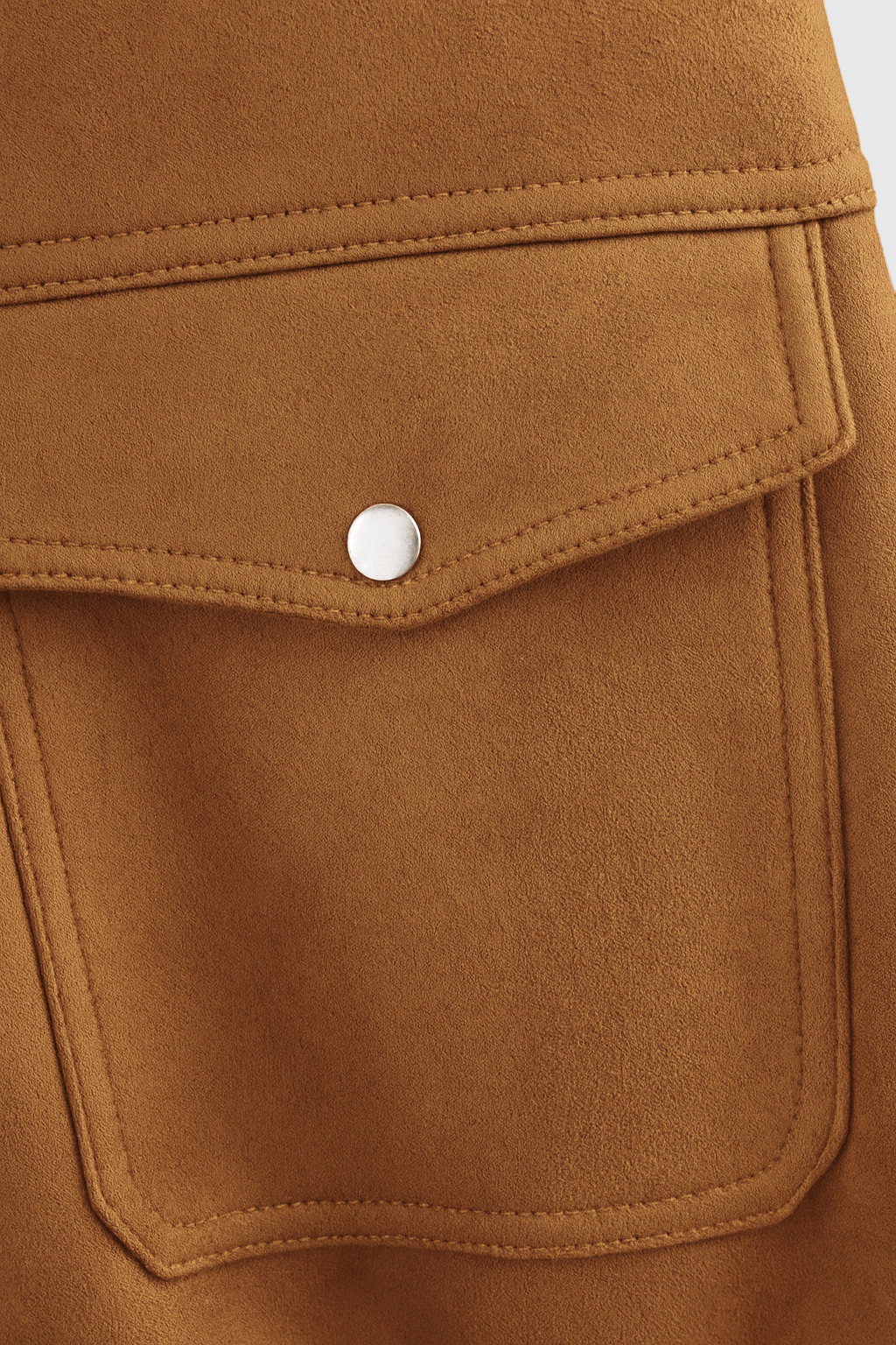 Jacket : Women's Brown Suede Bomber Jacket in van Vanda Liamo
