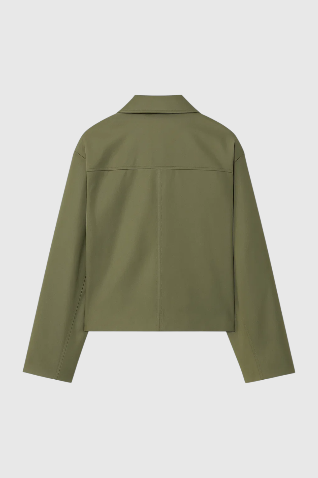 Jacket : Women's Casual Bomber Jacket - Army Green in van Vanda Liamo