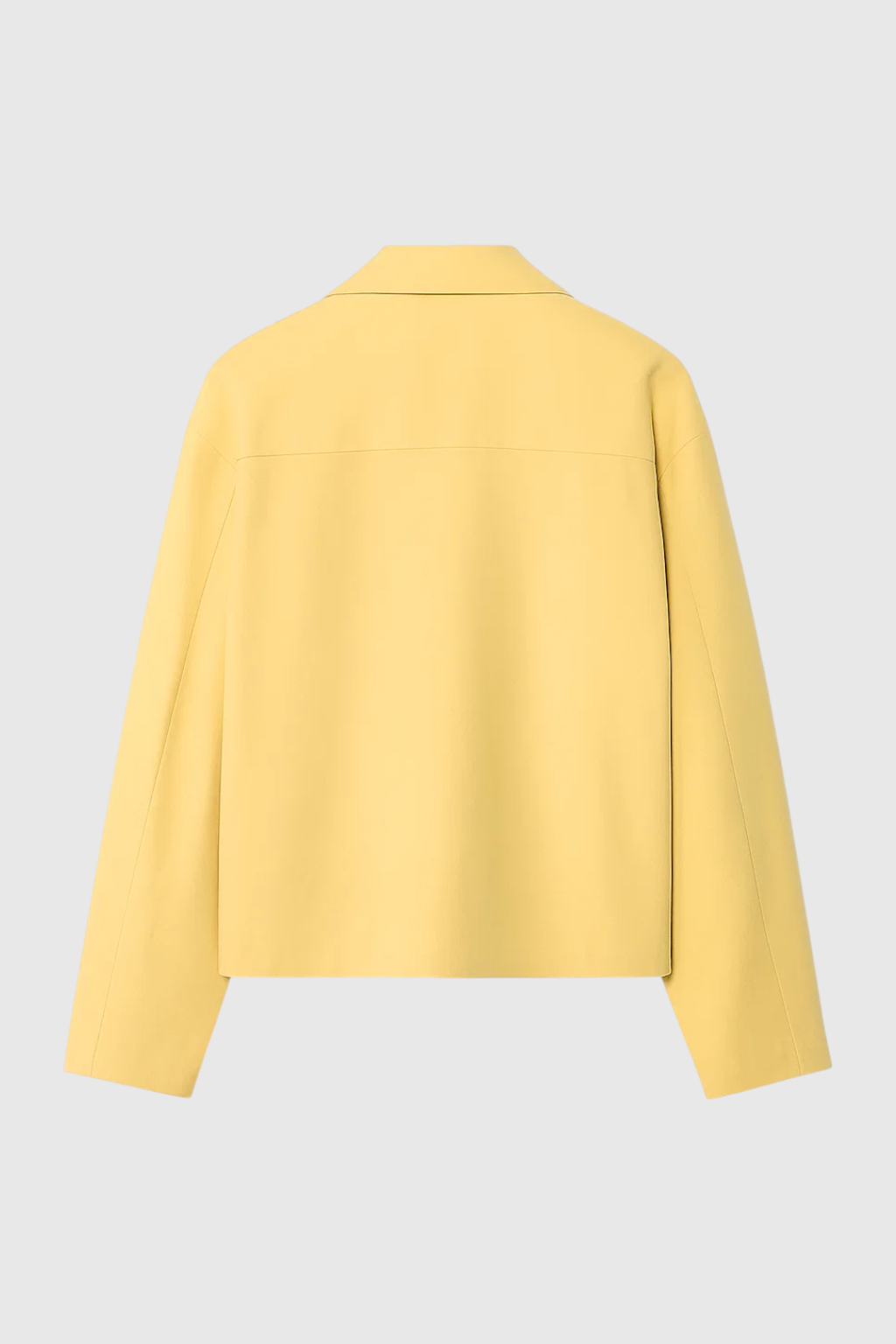 Jacket : Women's Yellow Lightweight Bomber Jacket - Casual Zip-Up Style in van Vanda Liamo
