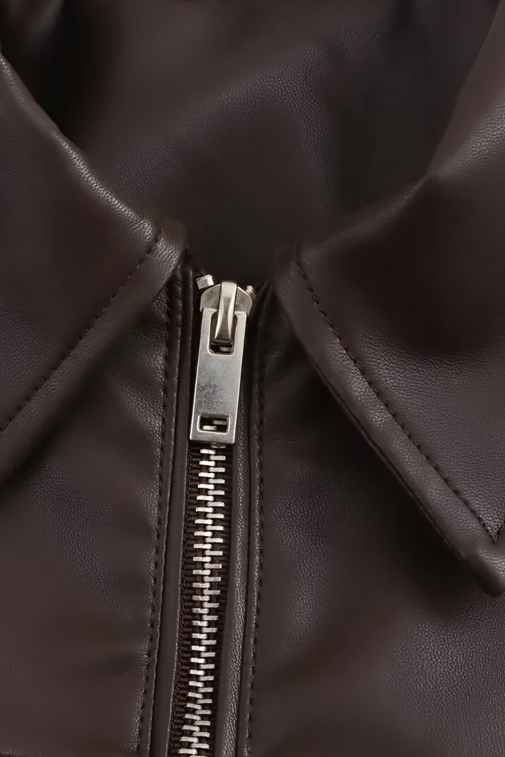 Jacket : Women's Black Faux Leather Aviator Jacket - Warm Winter Coat, S-XL in van Vanda Liamo