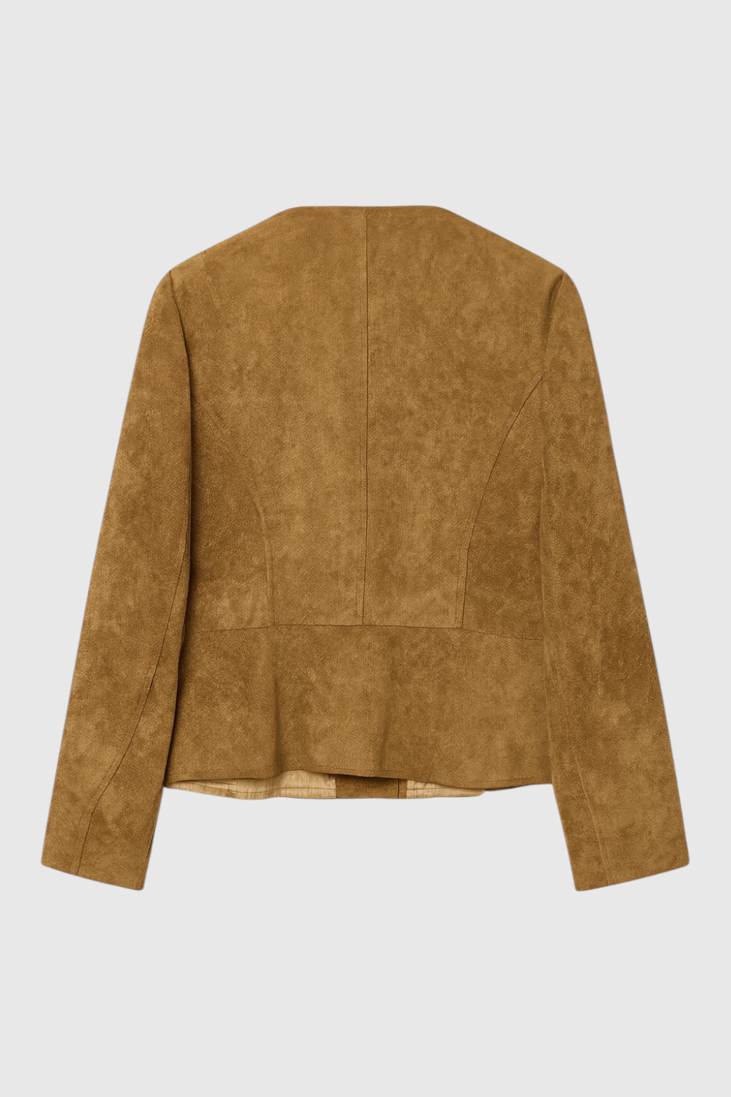 Jacket : Women's Vintage Denim Jacket - Casual Long Sleeve Button-Up in van Vanda Liamo