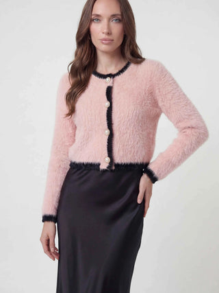 Women's Cropped Knit Cardigan