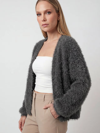 Women's Dark Gray Cardigan