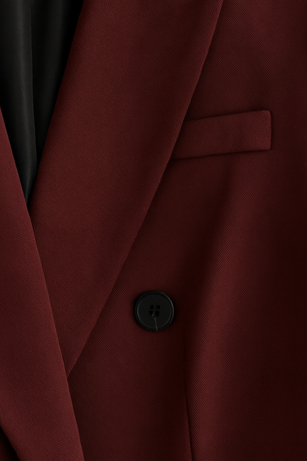 Coat : Women's Blazer - Burgundy Long Sleeve Professional Jacket in van Vanda Liamo