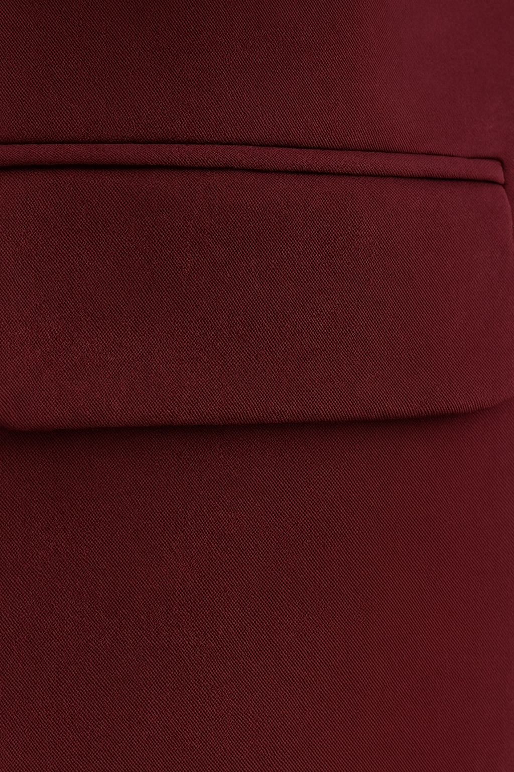 Coat : Women's Blazer - Burgundy Long Sleeve Professional Jacket in van Vanda Liamo
