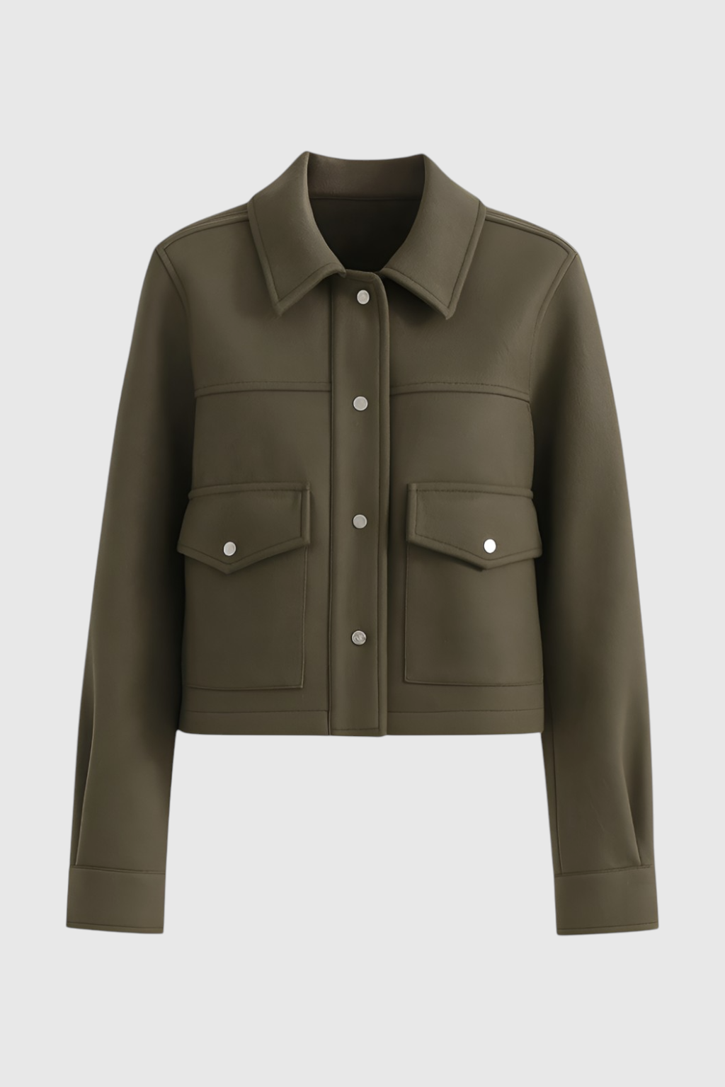 Jacket : Women's Jacket - Army Green in Army Green van Vanda Liamo