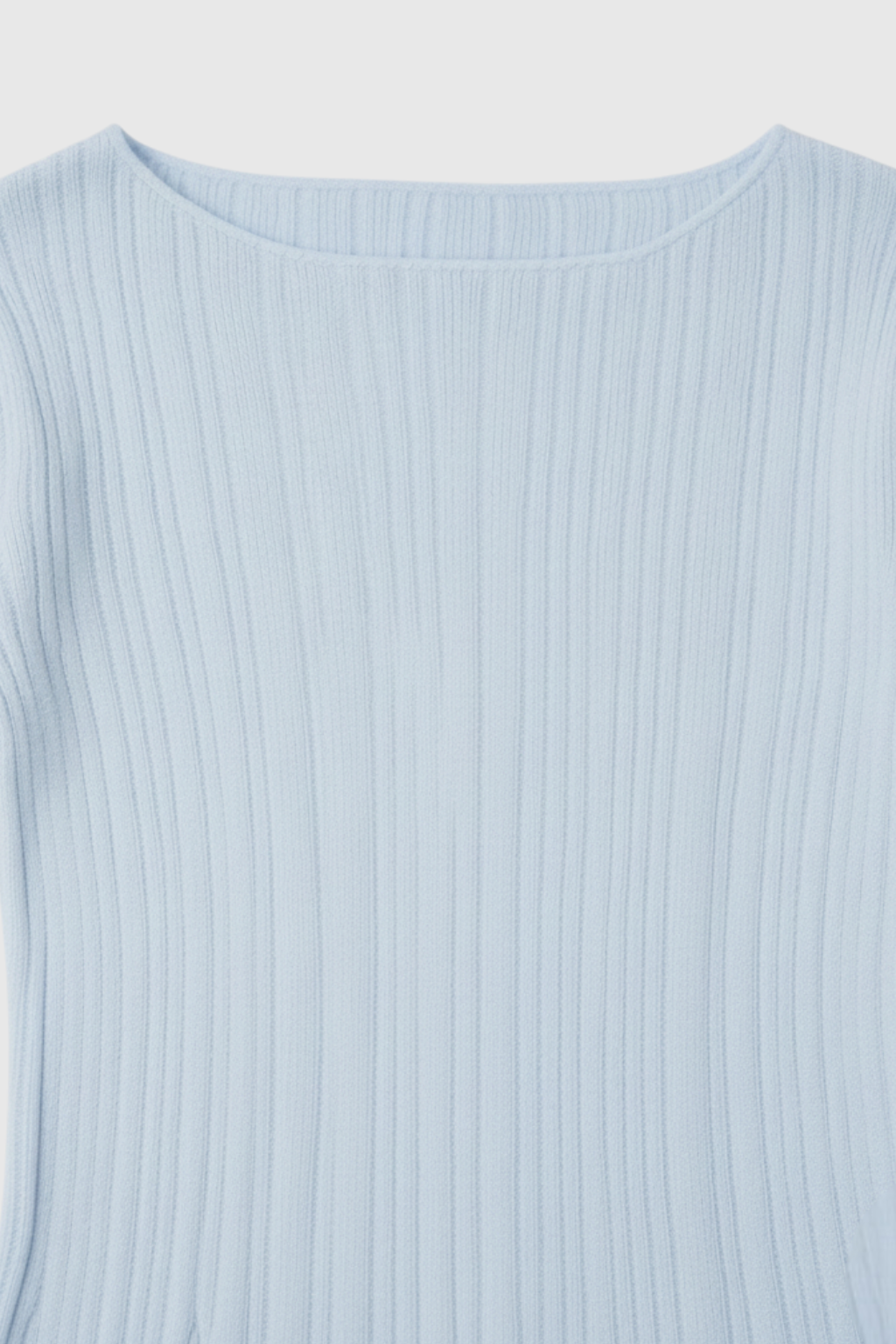 Women's Set : Women's Light Blue Knit Skirt Suit in van Vanda Liamo