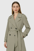 Women's Green Long Sleeves Coat