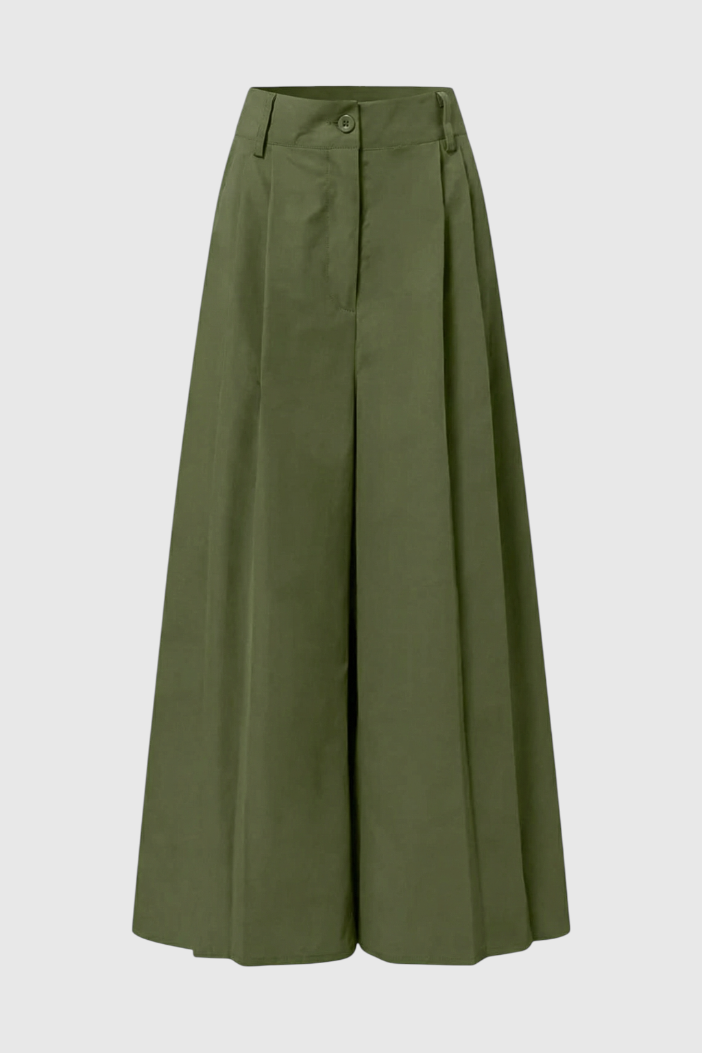 Pants : Women's Emerald Green Wide Leg Palazzo Pants - Flowy & Comfortable in Green van Vanda Liamo