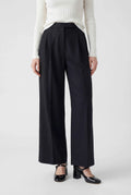Women's High-Waisted Black Ankle Pants - Stretch Fabric, Sizes XS-XL