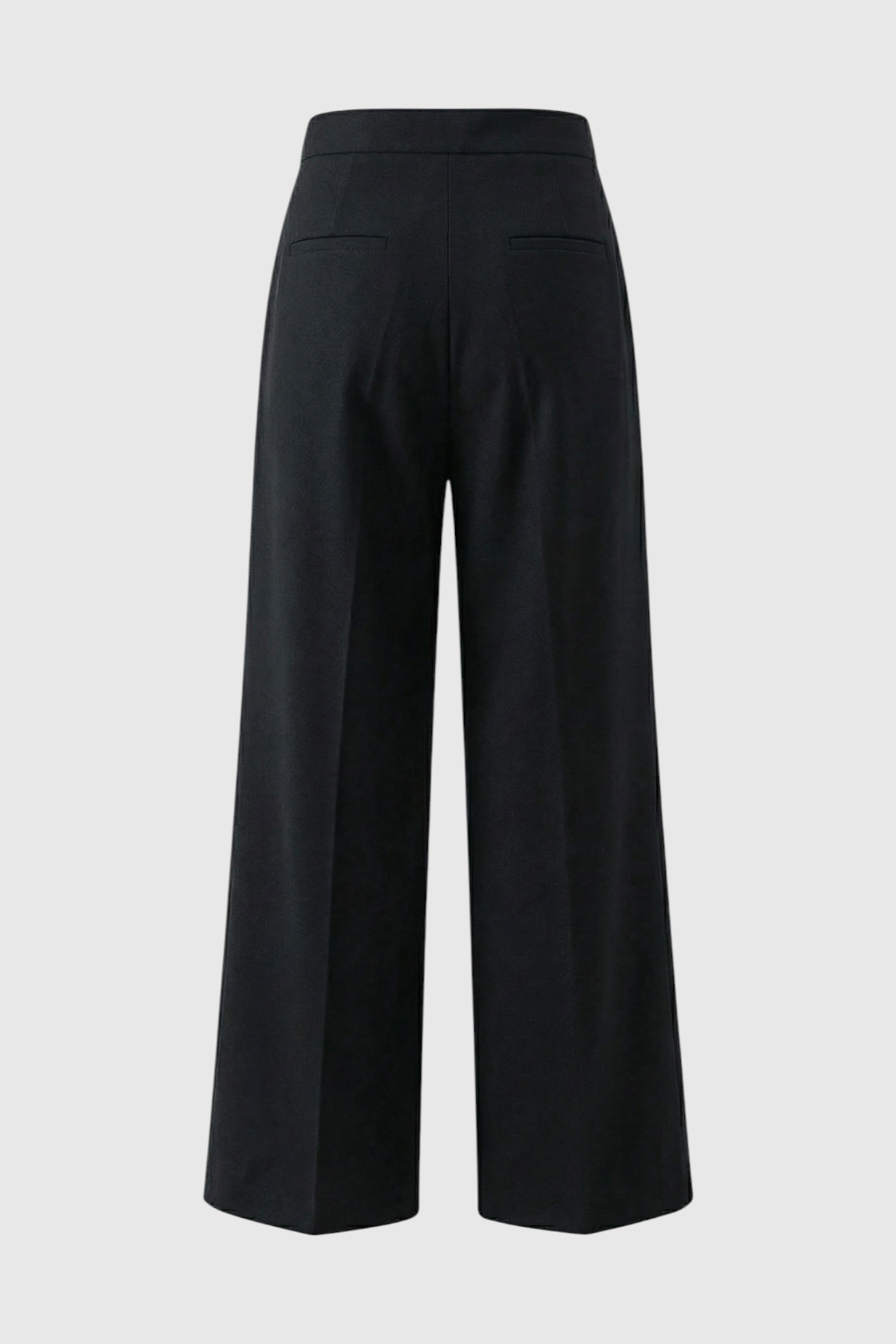 Pants : Women's High-Waisted Black Ankle Pants - Stretch Fabric, Sizes XS-XL in van Vanda Liamo