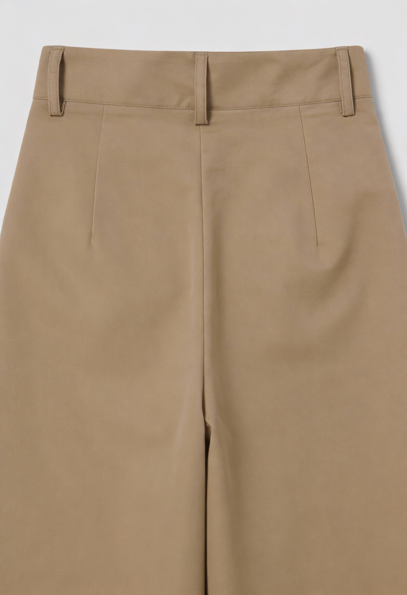 Pants : Women's Khaki Wide-Leg Palazzo Pants - Flowy & Comfortable in van Vanda Liamo