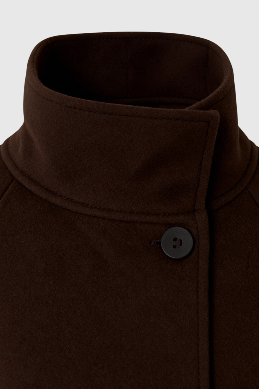 Coat : Women's Long Brown Winter Coat with Faux Fur Collar in van Vanda Liamo