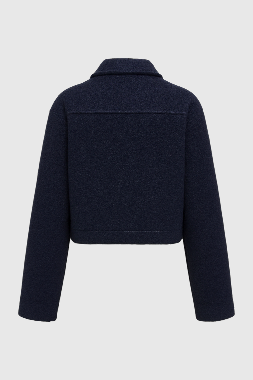 Jacket : Women's Navy Zip-Up Jacket in van Vanda Liamo