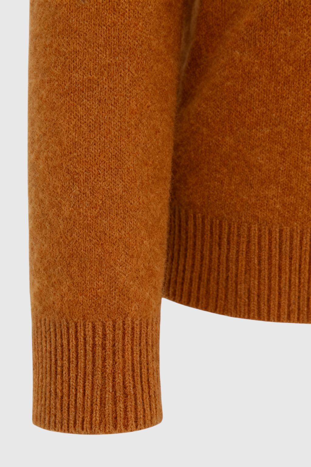 Sweater : Women's Orange V-Neck Sweater in van Vanda Liamo