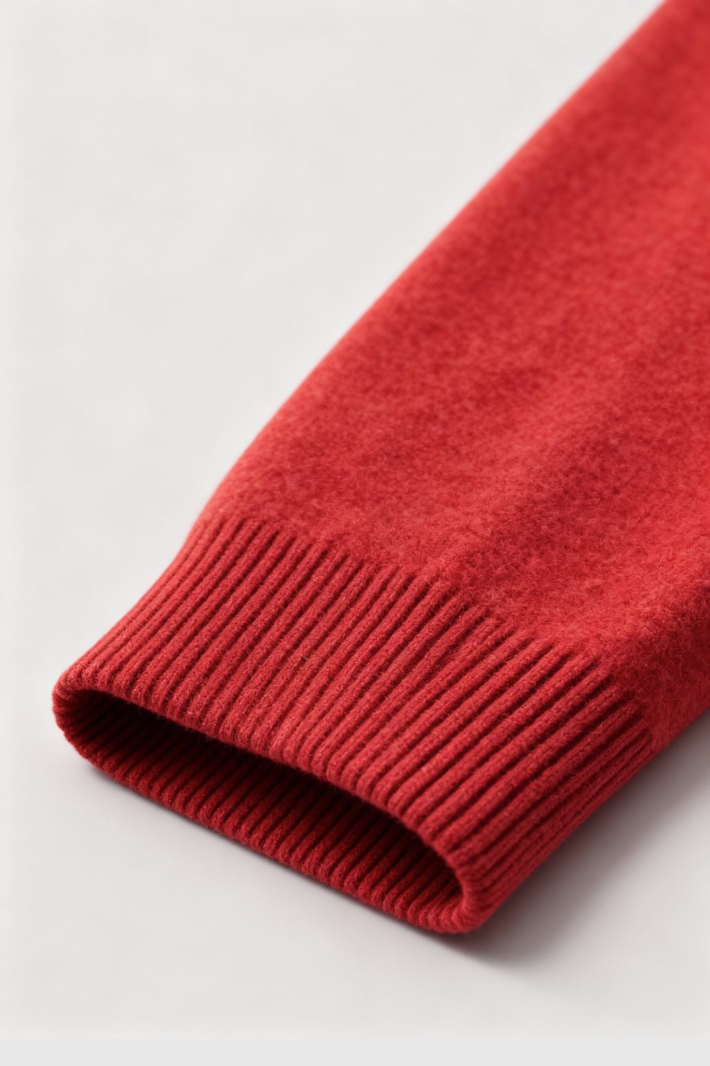 Sweater : Women's Red V-Neck Sweater in van Vanda Liamo