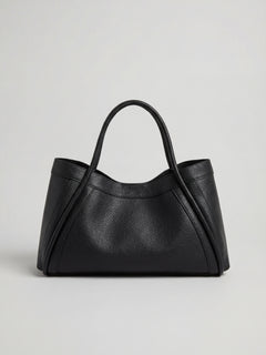 Women's Large Faux Leather Tote Bag - Everyday Shoulder Handbag for Work & Travel