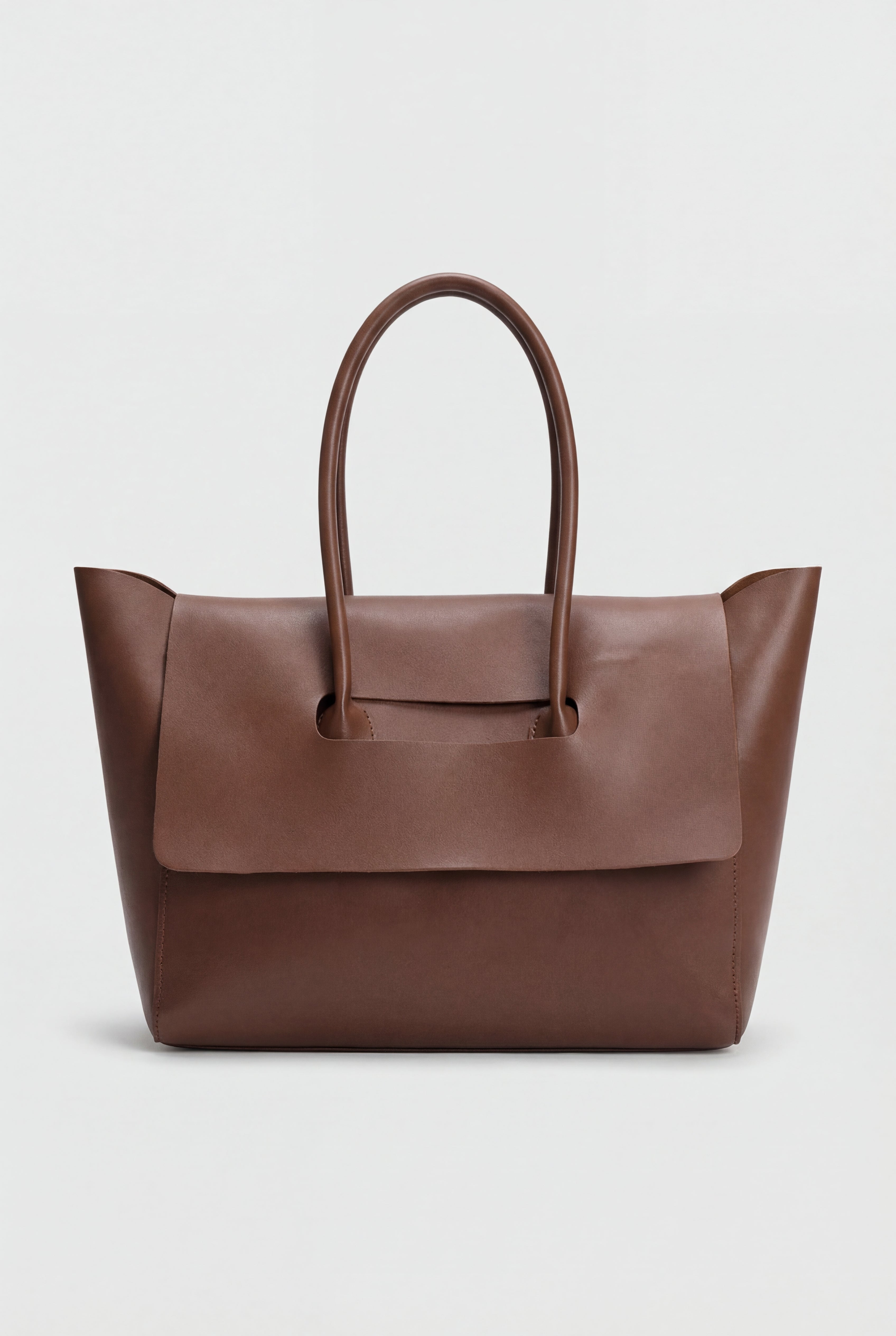 Handbags : Women's Classic Faux Leather Shoulder Bag - Retro Style Handbag with Adjustable Strap in Dark Brown One Size van Vanda Liamo