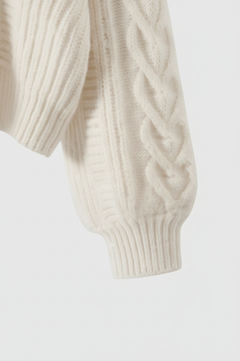 Cardigan : Women's White V-Neck Knit Cardigan Sweater - Lightweight & Soft in van Vanda Liamo