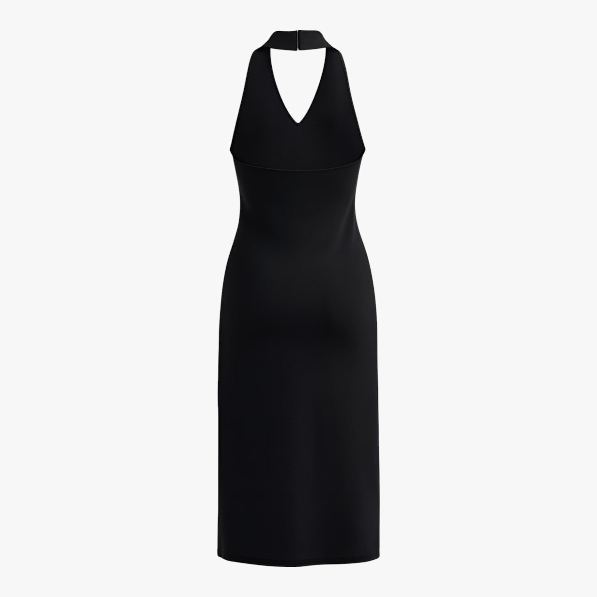 Dresses : Women's Black Midi Backless Summer Dress in van Vanda Liamo