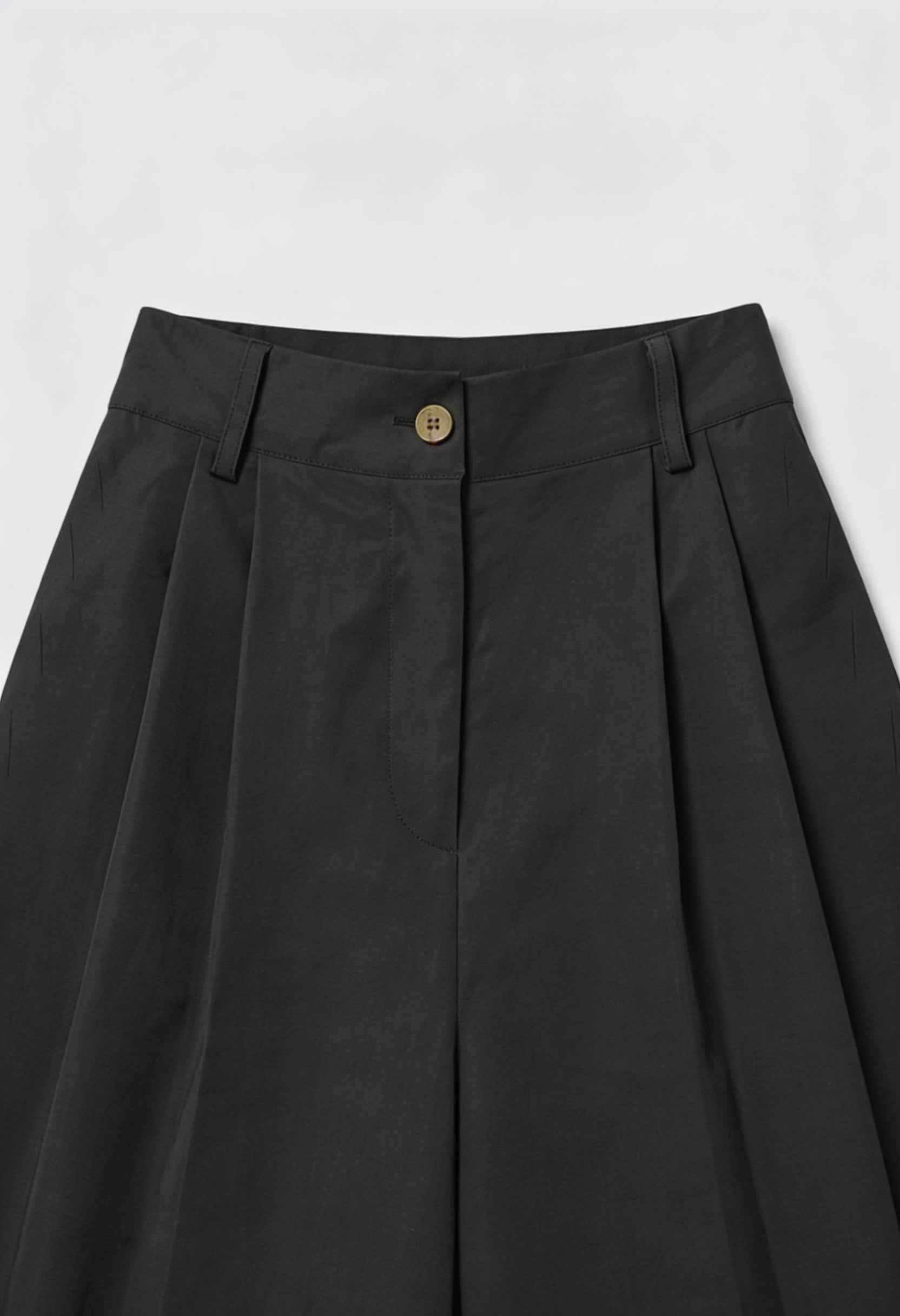 Pants : Women's Black High-Waisted Wide Leg Palazzo Pants - Flowy & Comfortable in van Vanda Liamo