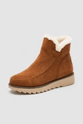Deep Brown Ankle Boots - Lined
