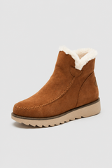 Deep Brown Ankle Boots - Lined