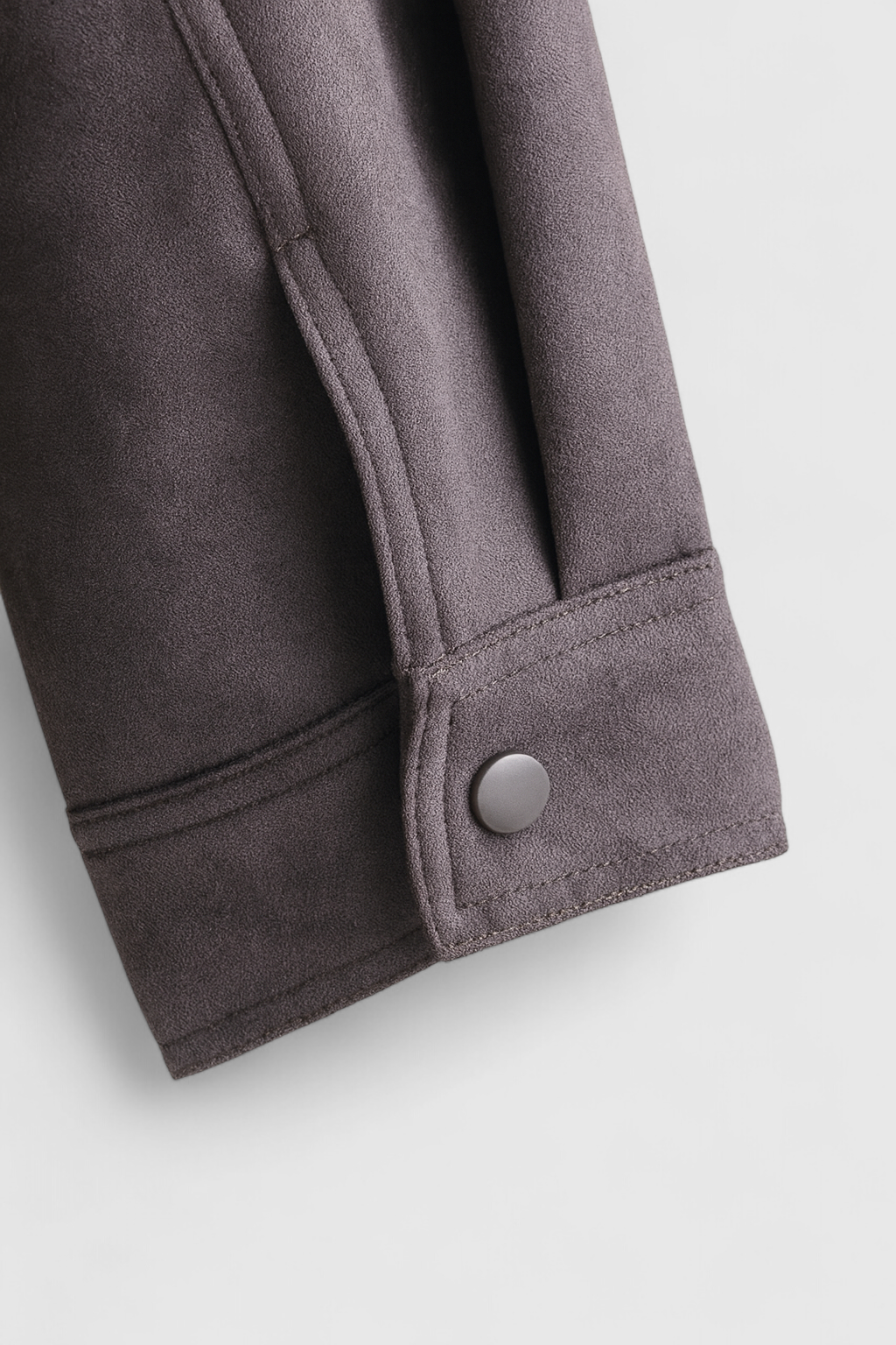 Jacket : Dark Gray Bomber Jacket with Stand Collar in van Vanda Liamo