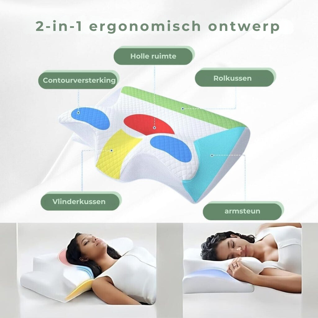 Home Decor : DreamAlign Orthopedic Contour Pillow - Neck & Shoulder Support in van Vandaliamo