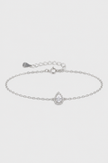 Elegant Pear-Cut Crystal Bracelet – Refined Polish for Day to Night