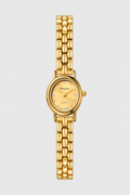 Elegant Petite Link Watch – Minimalist Dial with Metallic Bracelet