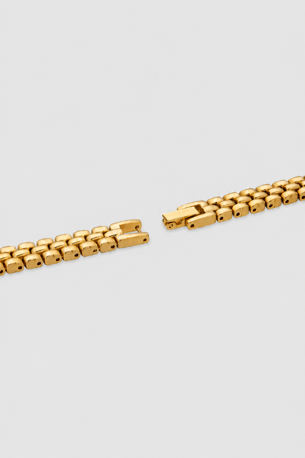Elegant Petite Link Watch – Minimalist Dial with Metallic Bracelet