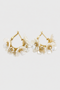 Floral Hoop Earrings – Effortless Luxury & Daily Charm