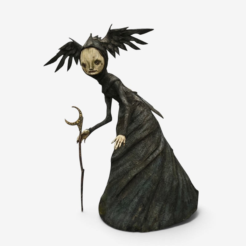 Gifts – Seasonal – Halloween : Gothic Witch Figurine with Staff in B van Vandaliamo