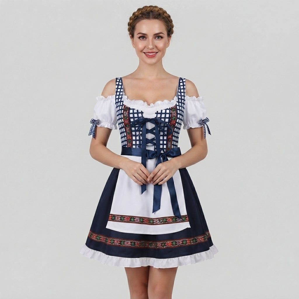 Women's Dirndl Dress, Lace & Tradition for Oktoberfest