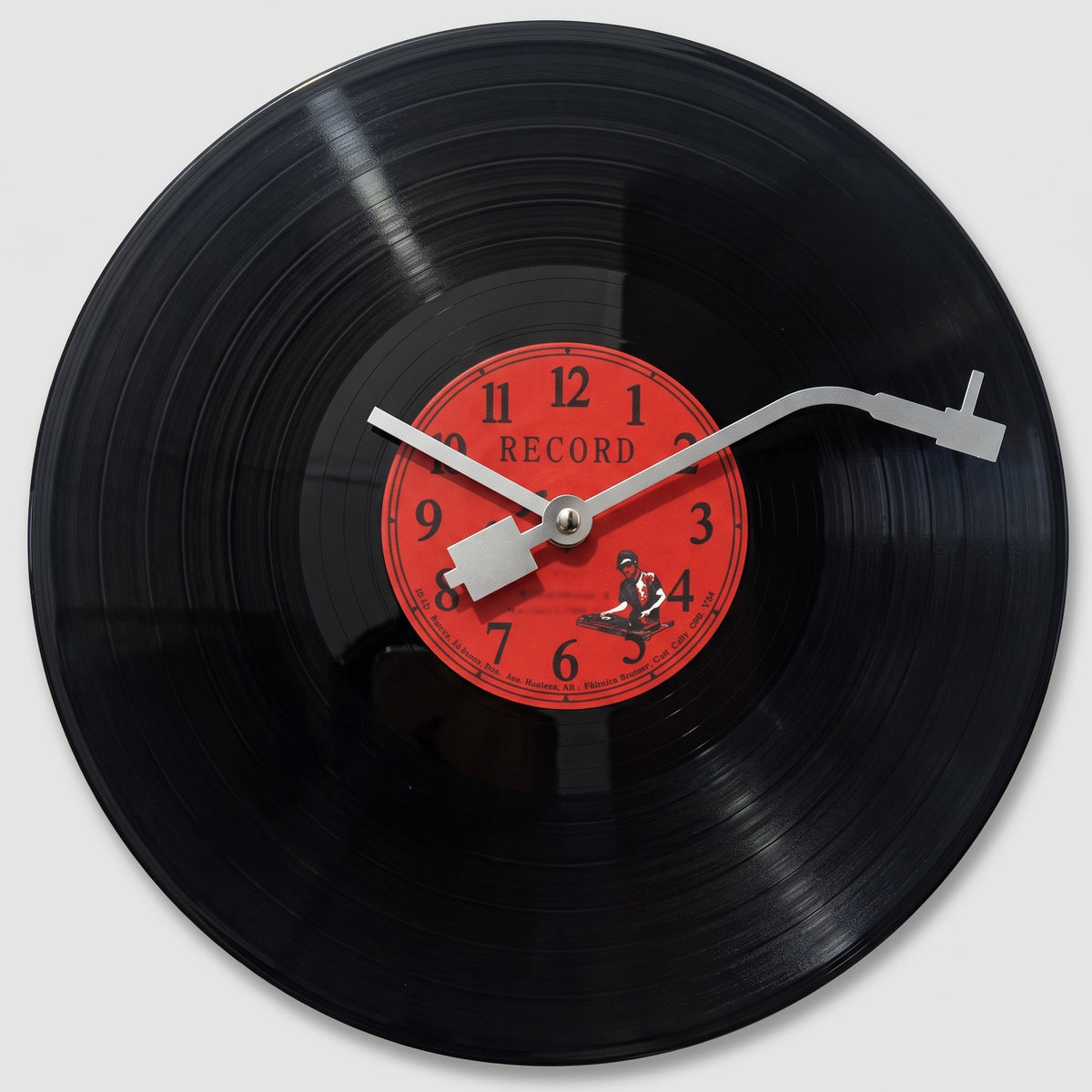 Home Decor : Vinylora Retro Vinyl Record Wall Clock - Silent Mechanism in van Vandaliamo