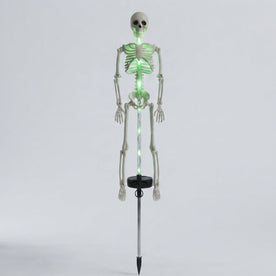 Halloween Decor : Solar Skeleton Garden Stake Light - LED Halloween Yard Decor in Green van Vandaliamo