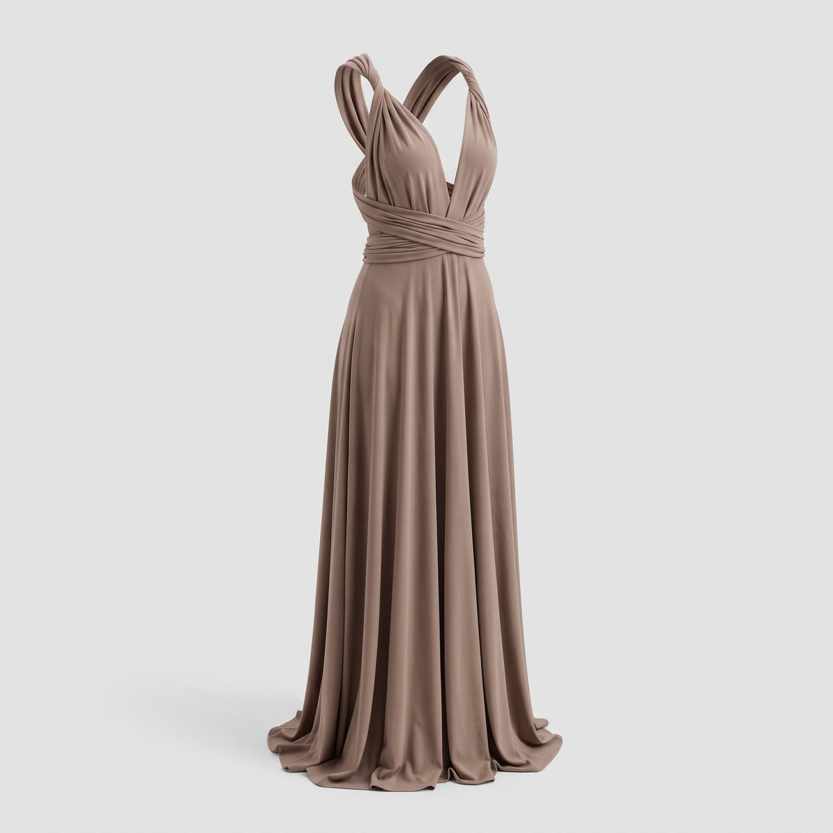 Dress : Women's Multiway Wrap Maxi Dress in van Vandaliamo
