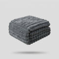 Thick Plush Throw Blanket Ultra Soft Warm Cozy for Sofa and Bed