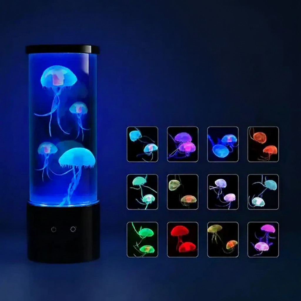 Home Decor : Jellyfish Aquarium LED Mood Lamp - Color Changing in van Vandaliamo
