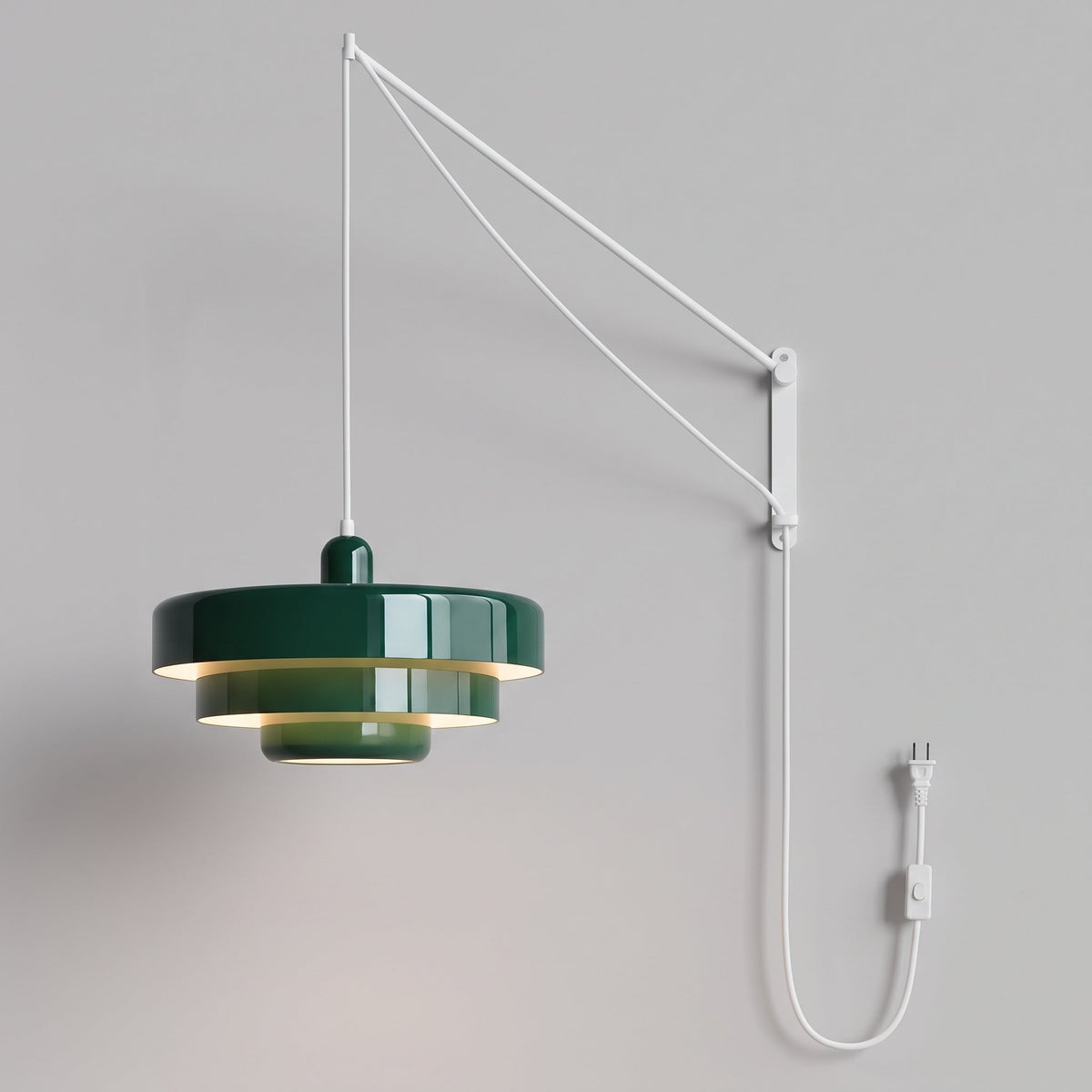 Home Decor : Retro Bauhaus Plug-In Pendant Light - Multi Color in van Vandaliamo
